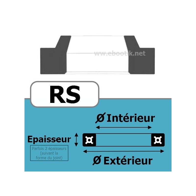 JOINT RACLEUR 8X12X2.5/2.75 RS 490 