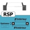 JOINT RACLEUR 16X25X5/8 RSP PTFE