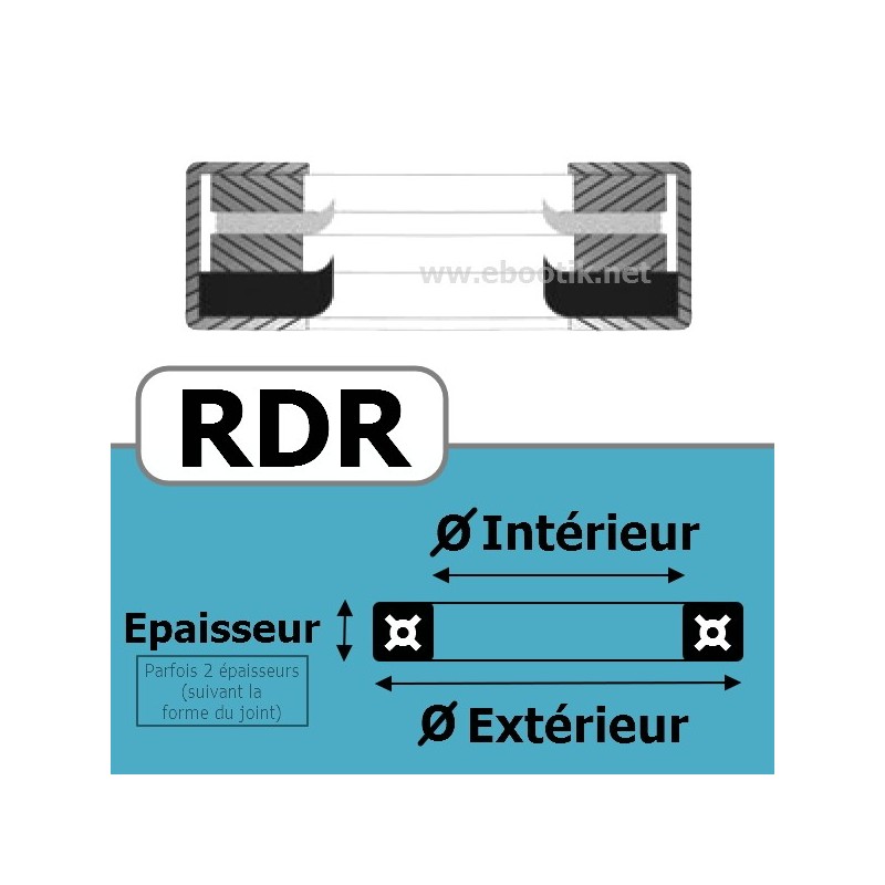 JOINT RACLEUR 20X33X7.14 RDR 480 INOX