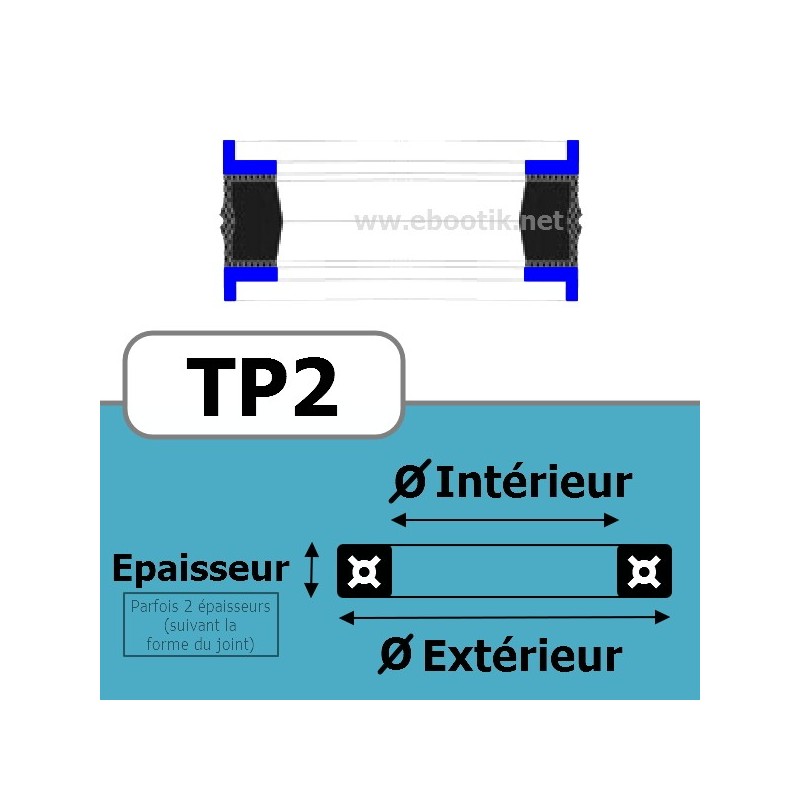 40x30x12.5x4 TP2 FPM / VITON