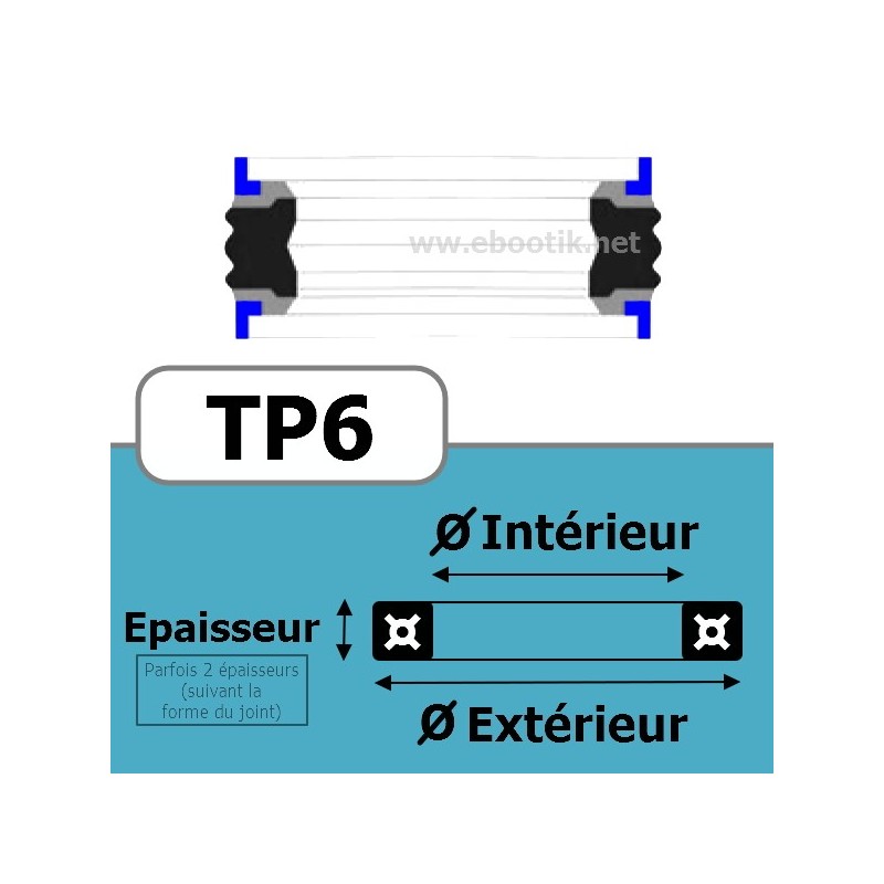 63x47x32x6.35 TP6 NBR