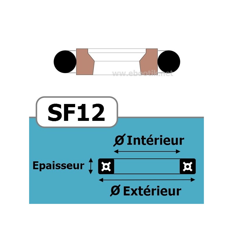 4x8.9x2.2 SF12 BRN