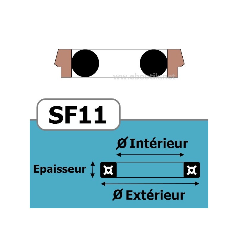 296x320x8.1 SF11 BRN