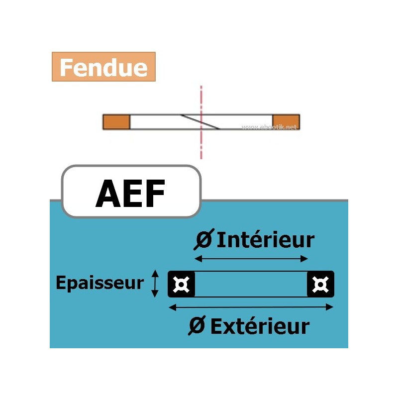 BAGUE 13.94x2.62 AEF PTFE