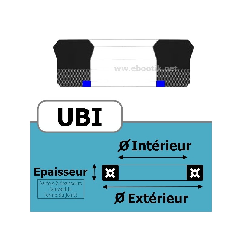 45X55X7.5 UBI R3 VERT FPM UB685